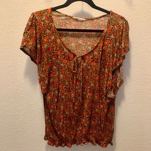 Ditsy Floral Top